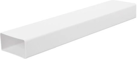 Platte ventilatiekanaal 220 × 55 mm, lengte 1 m