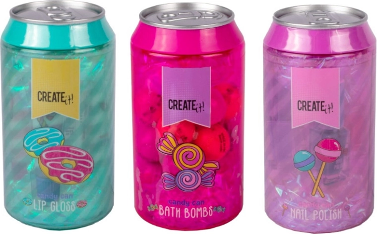 Create It! Candy geschenkblik met kindercosmetica