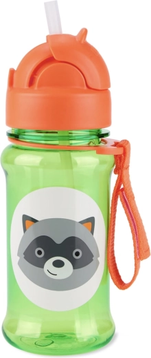 Skip Hop Zoo Tritan-fles met rietje wasbeer 355 ml