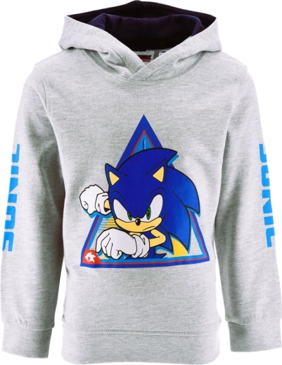 Grijze Sonic-hoodie