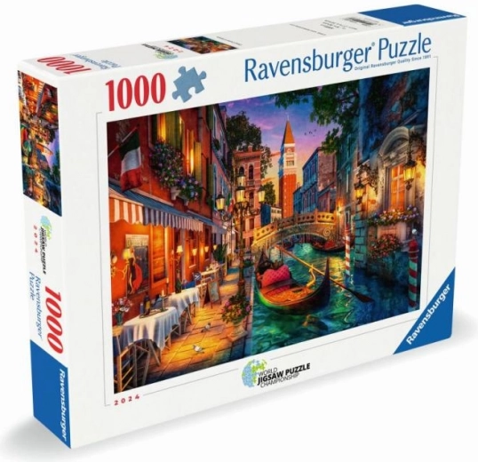 Nachtelijke Venetië puzzel 1000 stukjes RAVENSBURGER