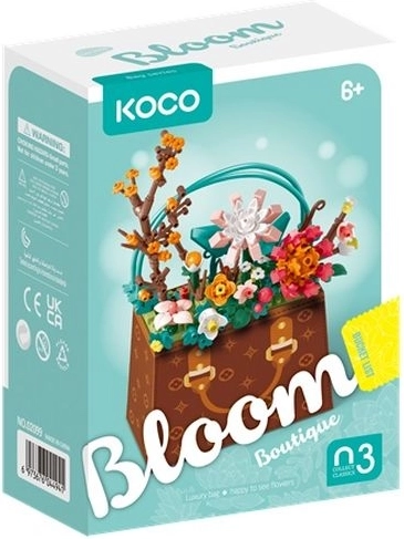 KOCO bouwset bloemen in een tas (herfst) - 1 stuk