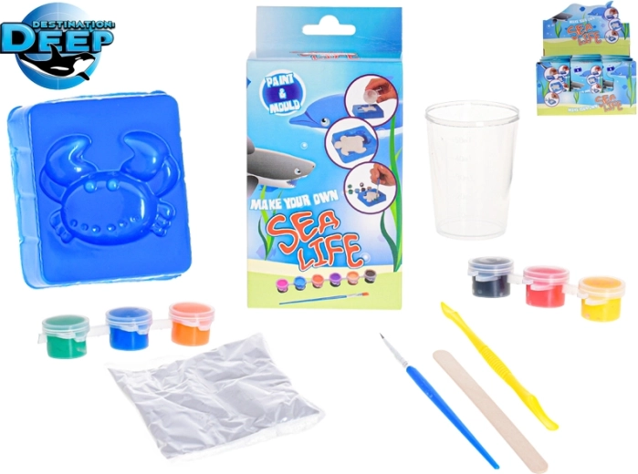 Destination Deep set voor het maken van zeedieren met accessoires, 12 stuks