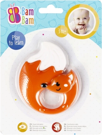 Rammelaar en bijtring vos voor baby’s