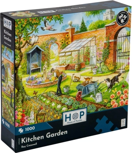 House of Puzzles Puzzelen in de tuin 1000 stukjes