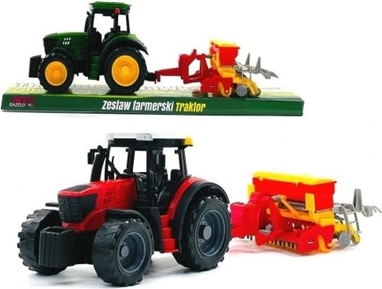 Tractor met landbouwmachine