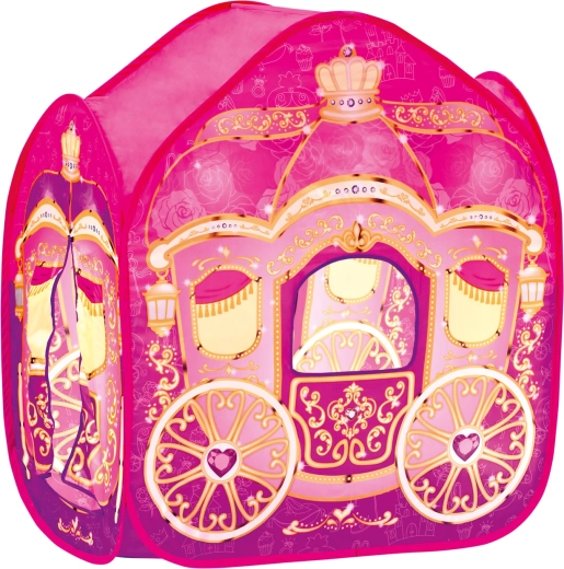 Prinsessentent in de vorm van een koets