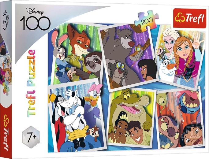 Puzzel 200 stukjes DISNEY helden
