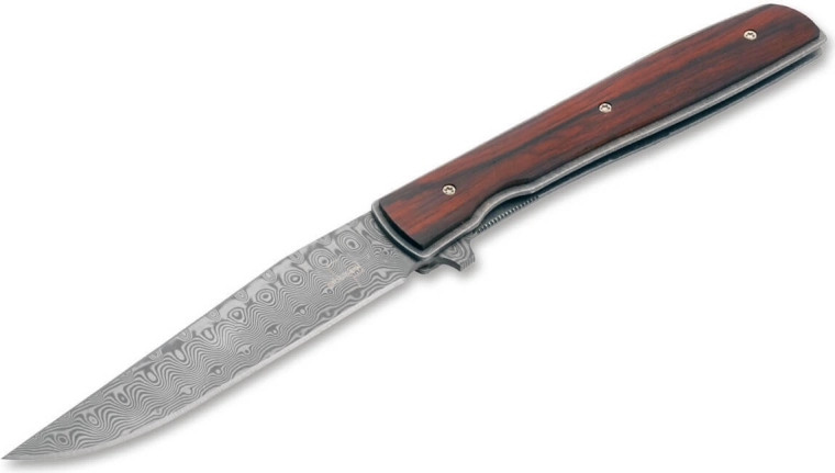 Böker Plus Urban Trapper Cocobolo Damascus vouwmes 8,8 cm