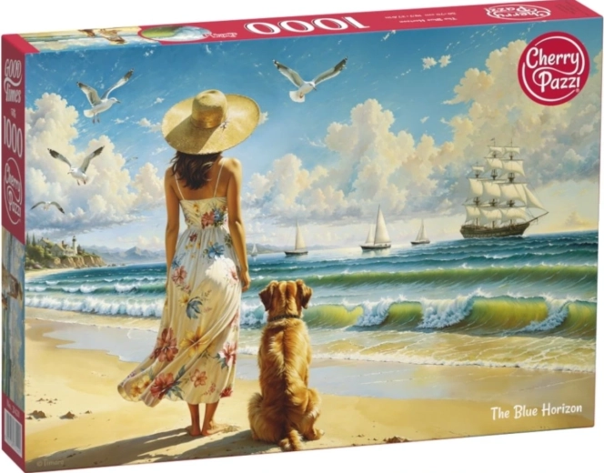 Cherry Pazzi puzzel Blauwe horizon 1000 stukjes