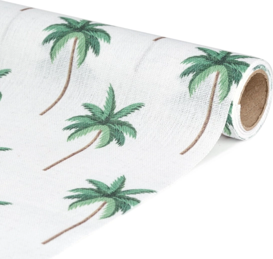 Tafelloper met palm-motief 180 × 28 cm