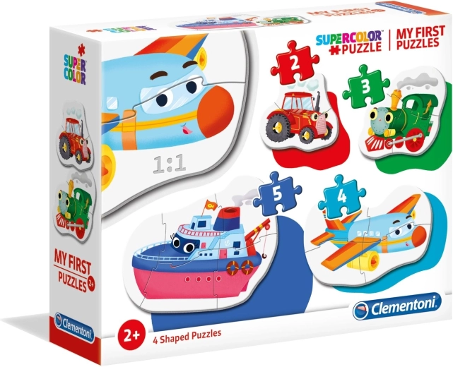 Mijn eerste puzzel – vervoersmiddelen 4 in 1