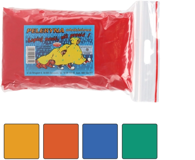 Jeugd regenponcho unisex