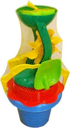 Zandset met molen, geribbeld