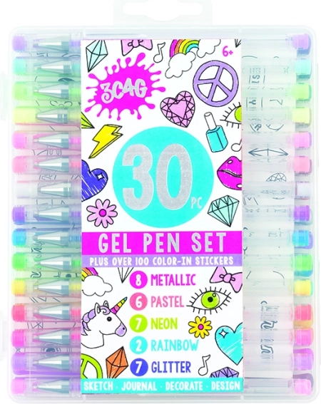 Gelpennen MAKE IT REAL - Set van 30 kleuren