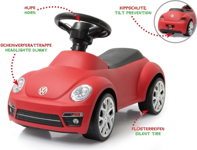 Jamara loopauto VW Beetle rood