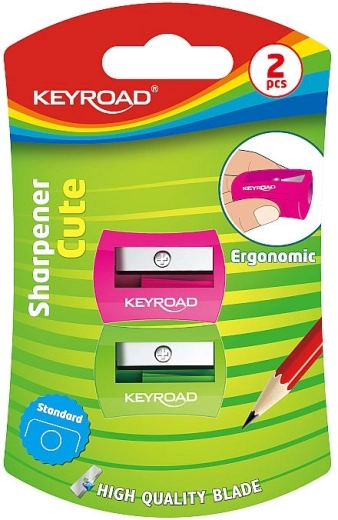 Puntenslijper Keyroad Nugget, set van 2 stuks, kunststof