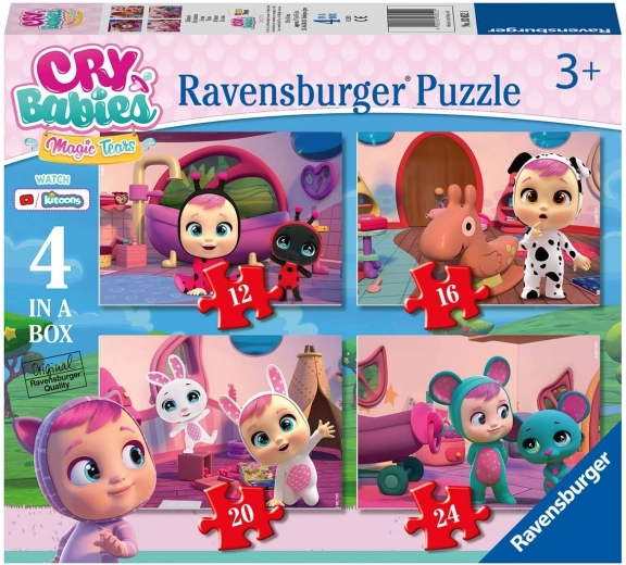 Puzzel 4 in 1 CRY BABIES van Ravensburger
