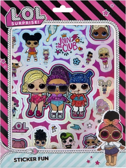 Stickers met LOL-popjes