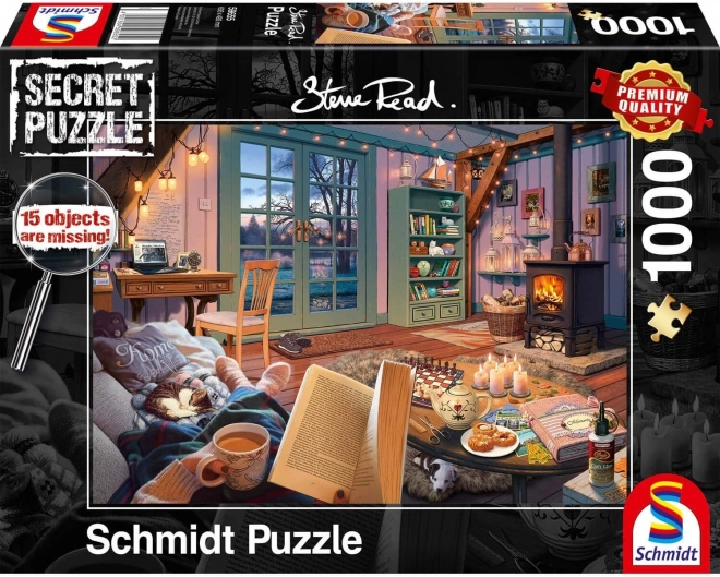 Schmidt Secret puzzel – In het vakantiehuis, 1000 stukjes