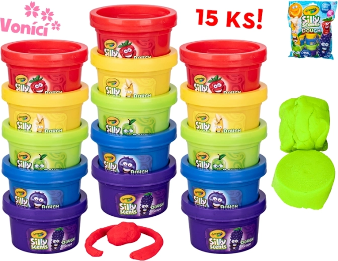 Crayola boetseerklei met fruitsgeur – set van 15 bekers