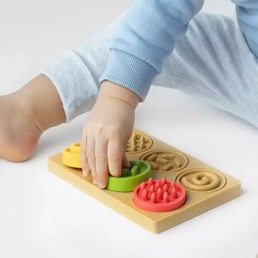 Sensorische puzzelringen voor baby’s 6m+ Mom's Care