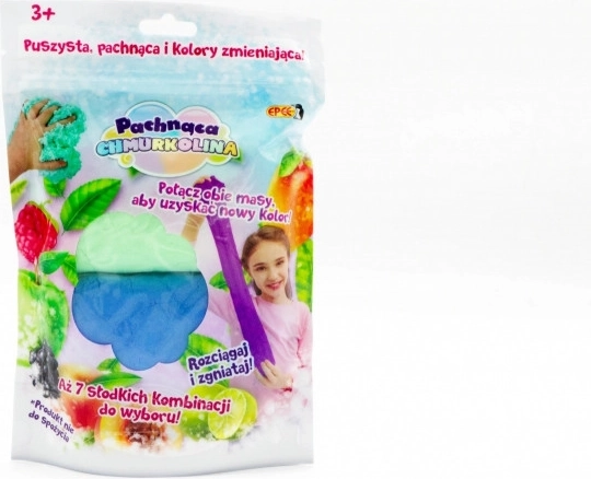 Geurige wolkenklodder 1 verpakking, serie 4, Kleurenmix (2x30 g) groen+blauw (munt)