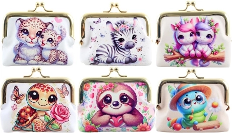 Portemonneetje met dieren