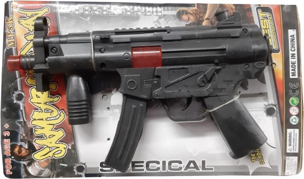 Kinderenmachinepistool voor soldaat