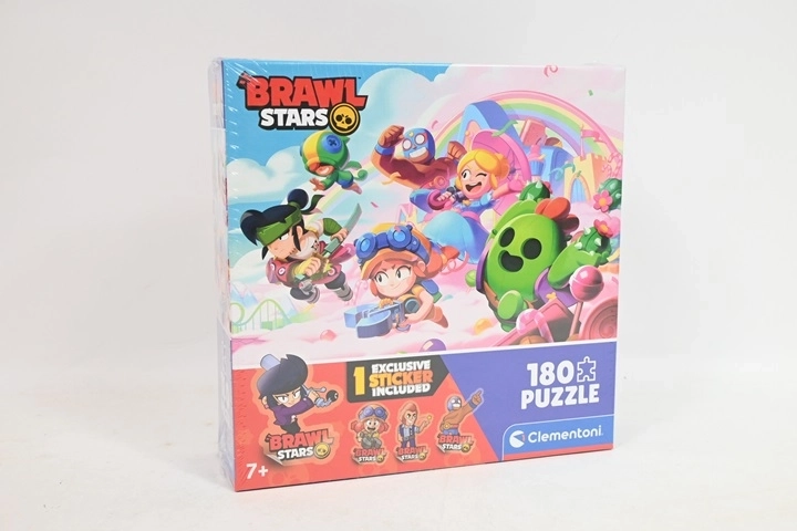 Clementoni puzzel Brawl Stars 180 stukjes in een vierkante doos