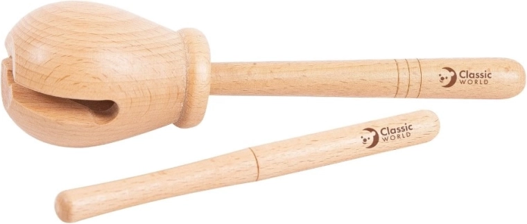 Houten ritmische woodblock CLASSIC WORLD EDU