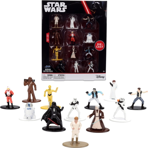 Set van 12 metalen figuren STAR WARS Metalfigs – serie 1