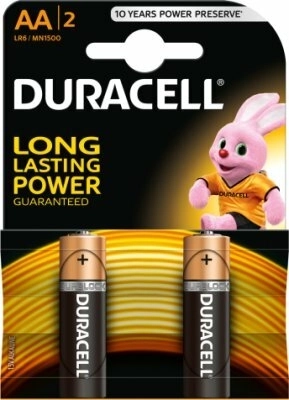 Duracell Basic AA alkaline penlitebatterijen 2 stuks
