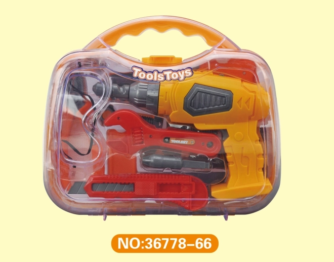 Kindergereedschapset in koffertje