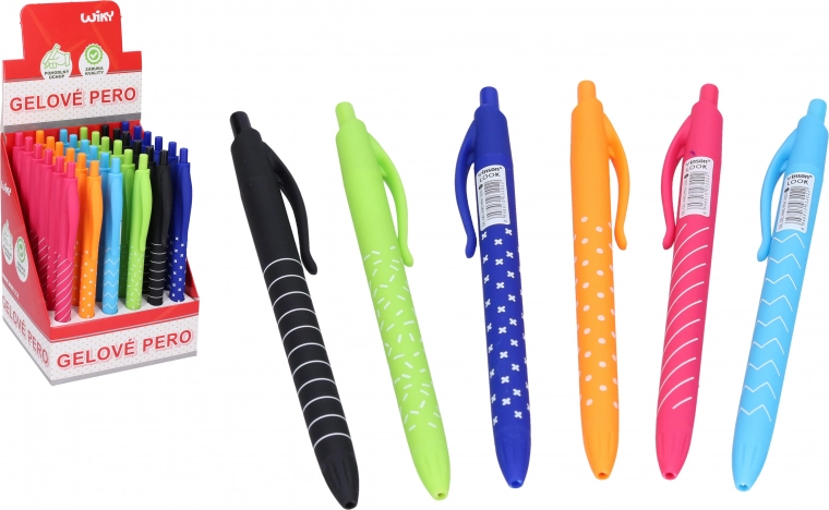 Gelpenn met blauwe inkt 0,7 mm