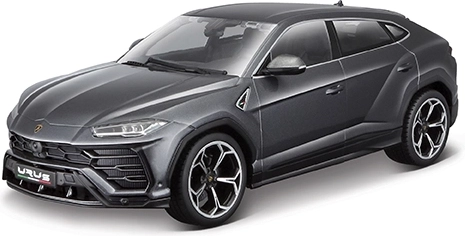 Bburago Lamborghini Urus metalen model 1:18 Plus, metallic grijs