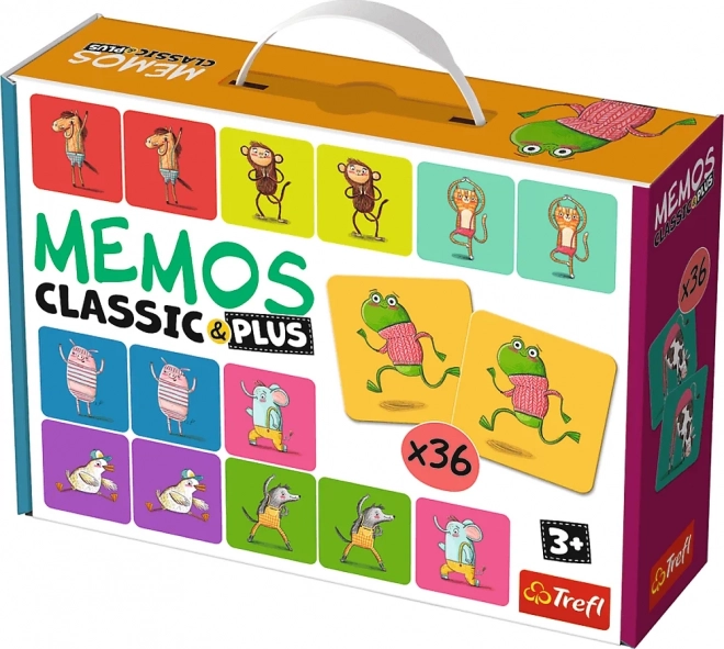 Pexeso Classic Plus Diertjes in Beweging 3-in-1
