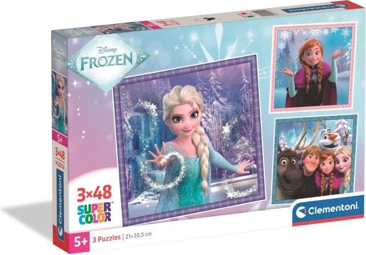 Clementoni puzzel 3x48 Frozen