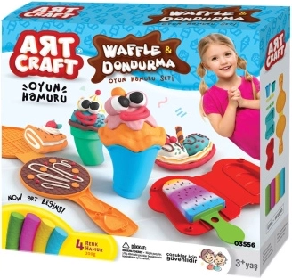 Art Craft boetseerset wafels en ijs 200 g