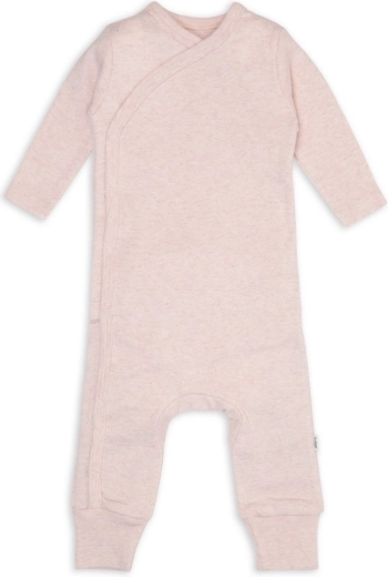 Lodger baby-onesie van biologisch katoen melange tan maat 68