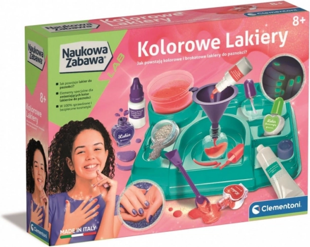 Set met gekleurde nagellakken