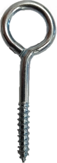 Gesloten oog met schroefdraad, verzinkt, 20 × 10 × 3 mm (400 stuks)