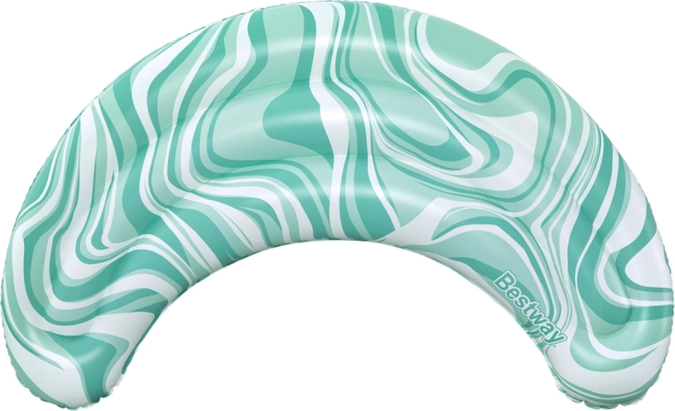 Opblaasbaar drijfkussen voor in het water Aqualuna, 74 × 47 cm