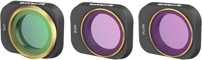 Set van filters CPL+ND8+ND16 voor DJI Mini 3 Pro