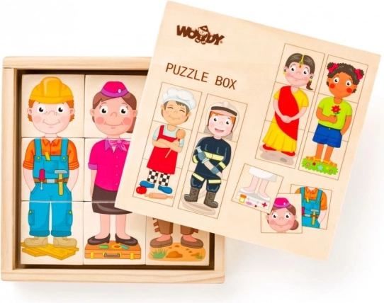 Beroepen en mensen van over de hele wereld - puzzel en ontdekken