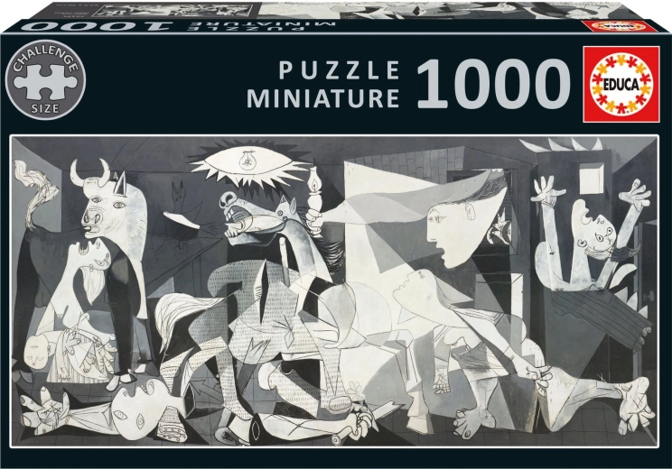 Educa panoramische miniatuurpuzzel Guernica van Pablo Picasso – 1000 stukjes