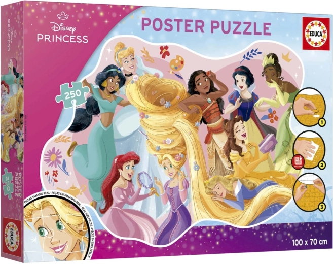 Educa posterpuzzel Disney prinsessen 250 stukjes