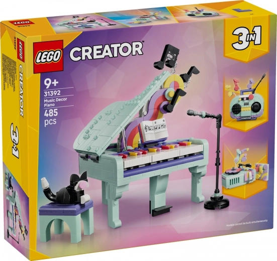 LEGO Creator 3-in-1 decoratieve piano met kat