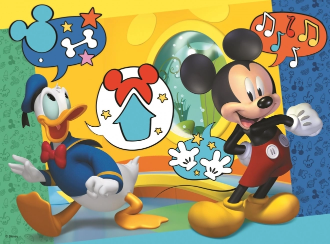 Puzzel 30 stukjes - Mickey Mouse en Vrolijk Huis Trefl