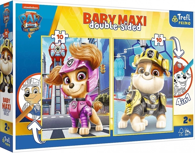 Dubbelzijdige puzzel Baby Maxi 2×10 – PAW Patrol Vrolijke bende